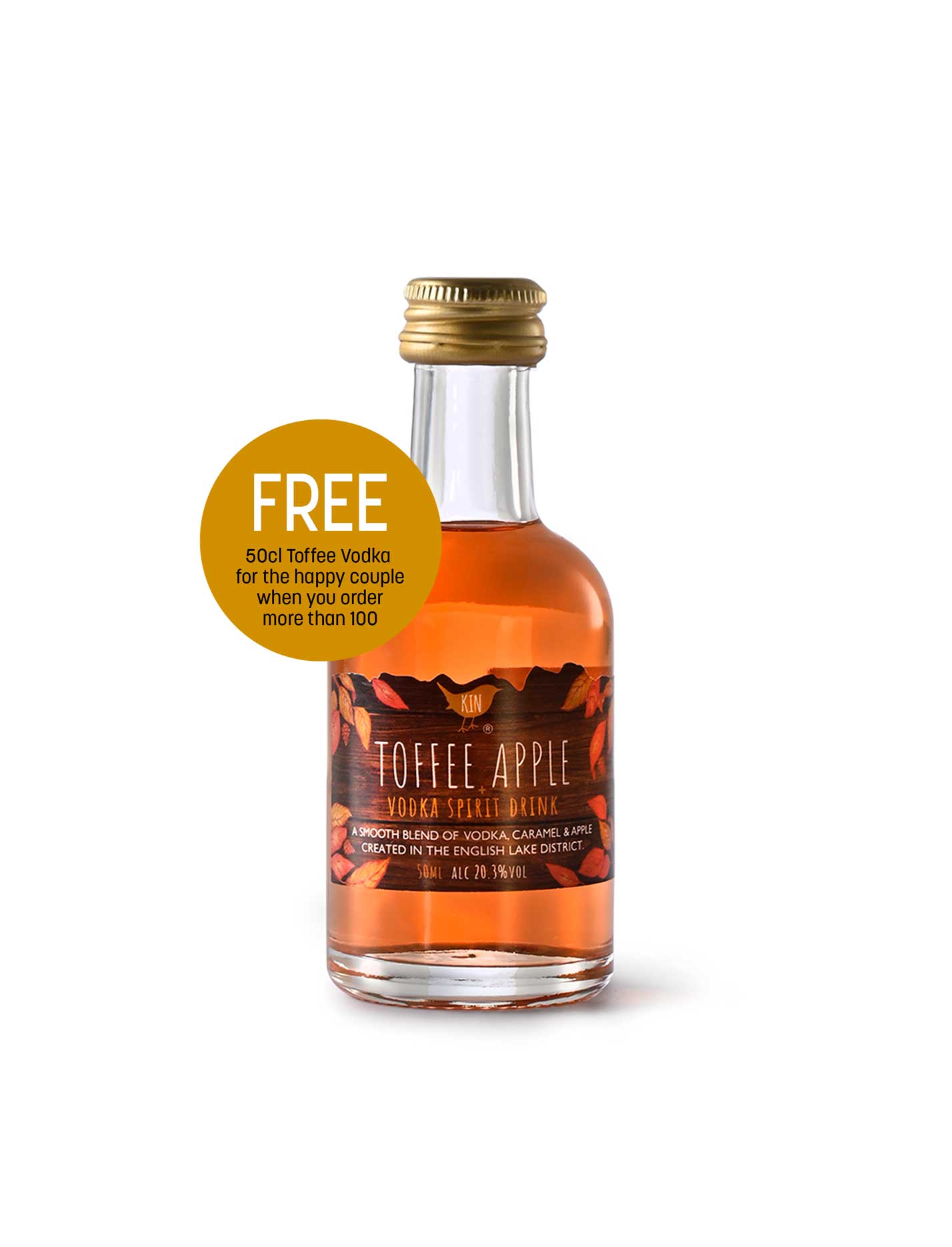 Wedding Favour Miniatures (Minimum 100 bottles or more)