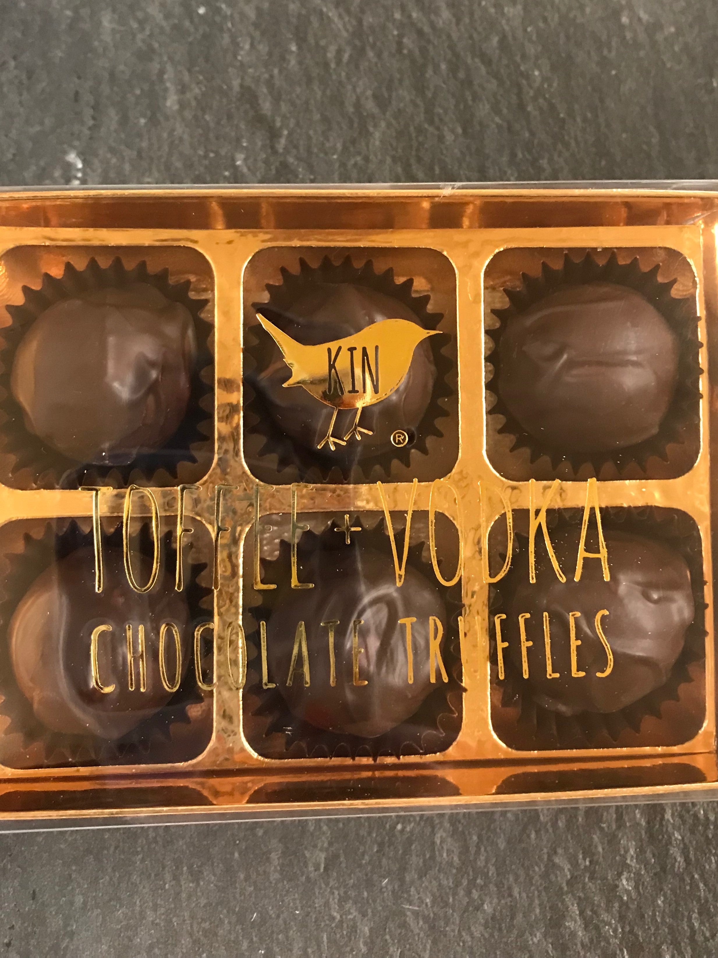 Kin Vodka and Chocolate Truffles - a magical combination