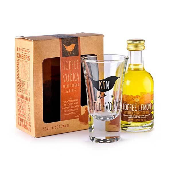 Gift Pack with Kin Shot Glass & Miniature bottle