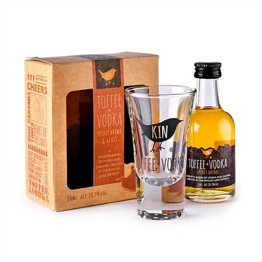 Gift Pack with Kin Shot Glass & Miniature bottle